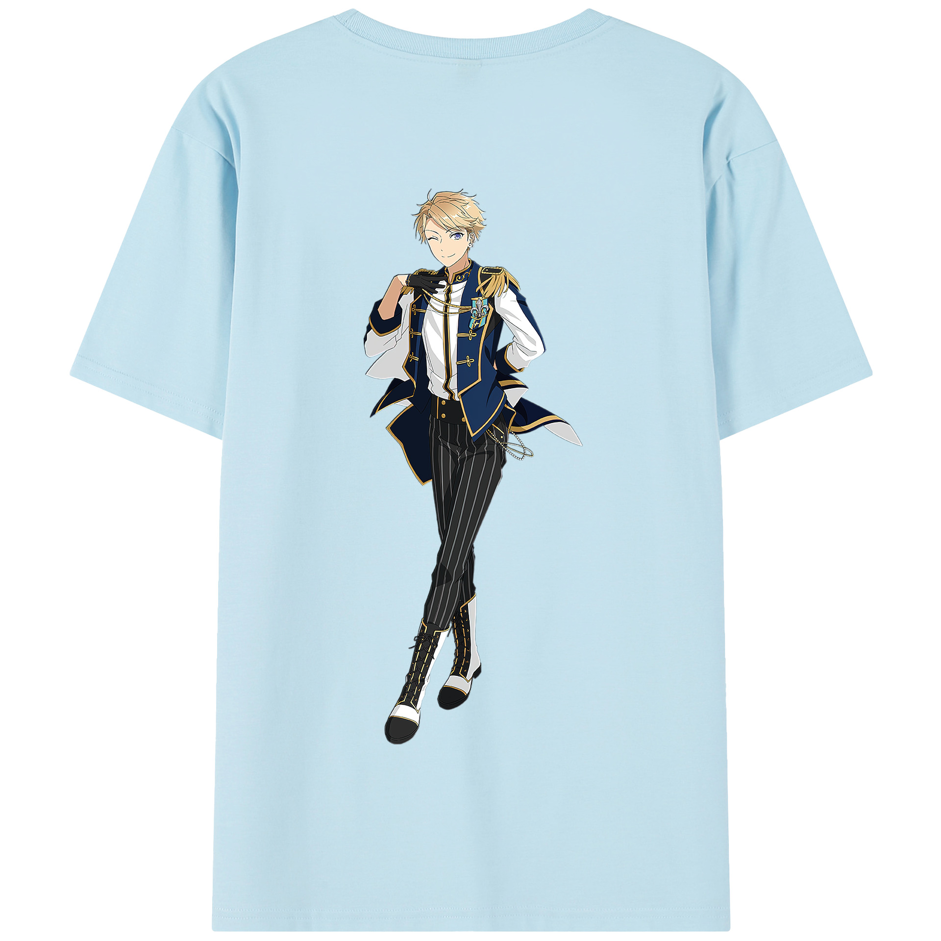 （画像用） あんさんぶるスターズ! Ensemble Stars 綿100％半袖Tシャツ（背面プリント）